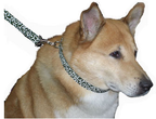 Japanese Karakusa Dog Collar | Traditional Arabesque Pattern Adjustable Dog Collar | Japan Inu Kubi-wa