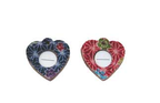 Japanese Yuzen Embroidery Pet ID Tag | Handmade Washi Pattern Name Tag for Dogs & Cats | Japan Pet Charm