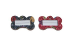 Japanese Yuzen Embroidery Pet ID Tag | Handmade Washi Pattern Name Tag for Dogs & Cats | Japan Pet Charm