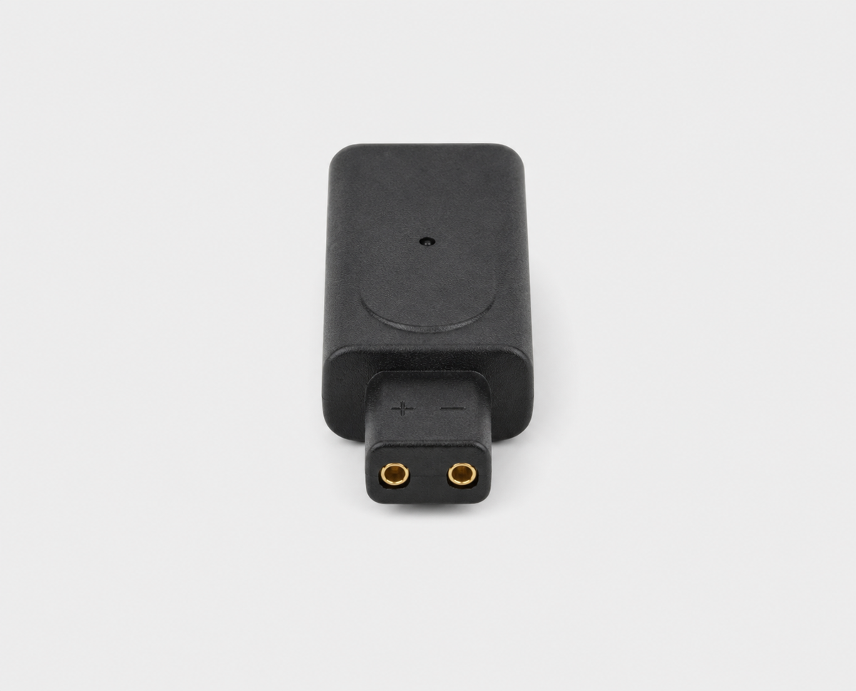 2接点 極性表示 USB-C 充電変換アダプター｜＋/－端子｜TC-006