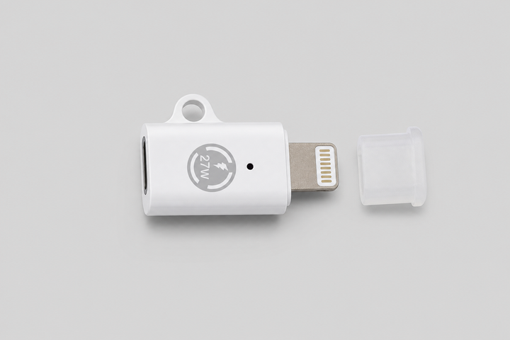 USB-Cメス → Lightningオス 充電変換アダプター｜27W表記｜TC-008