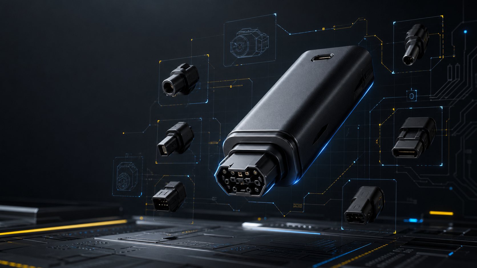 タイプC化 Industrial Power Lab connector system concept